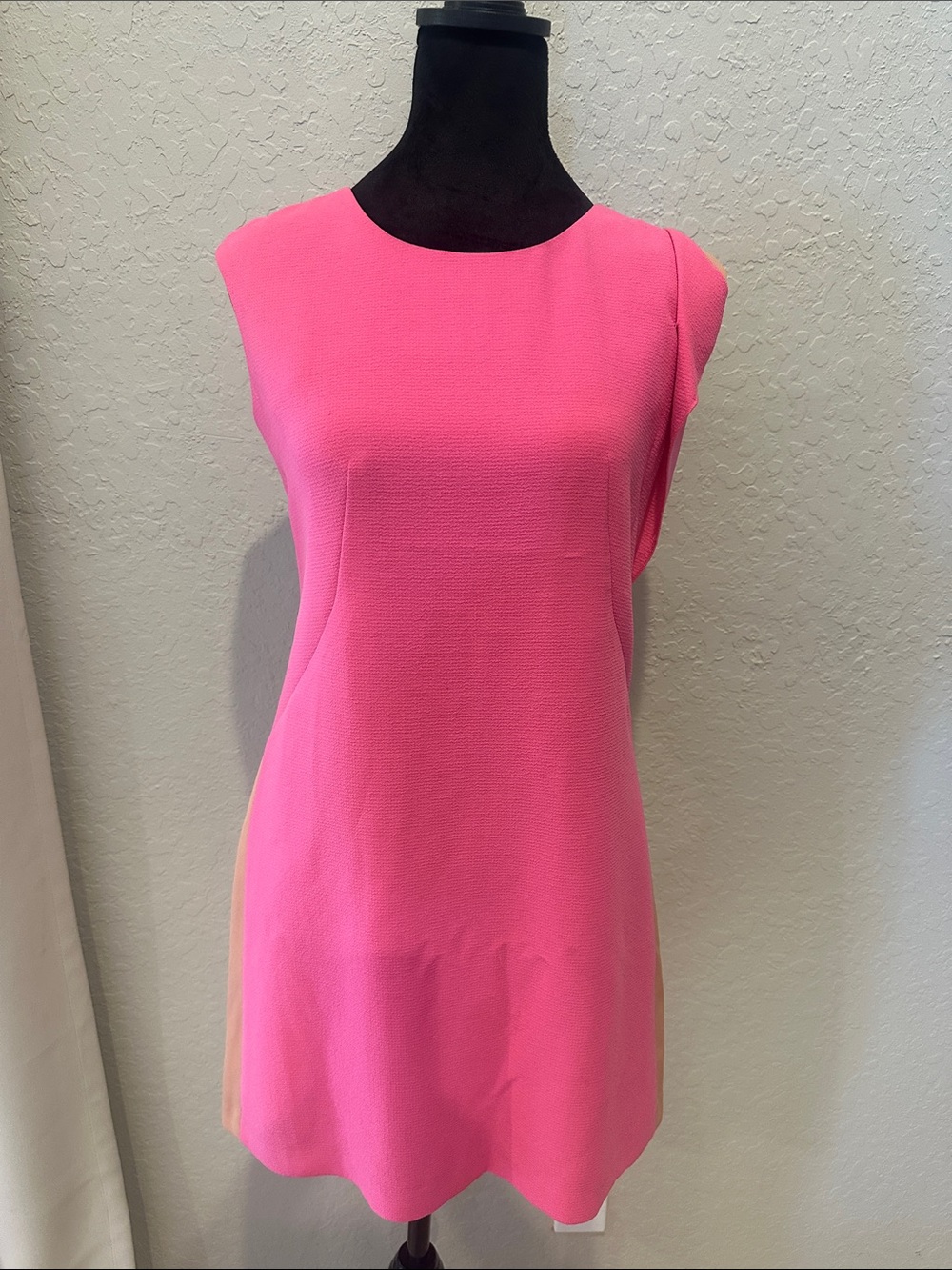 Sleeveless Pink Shift Dress